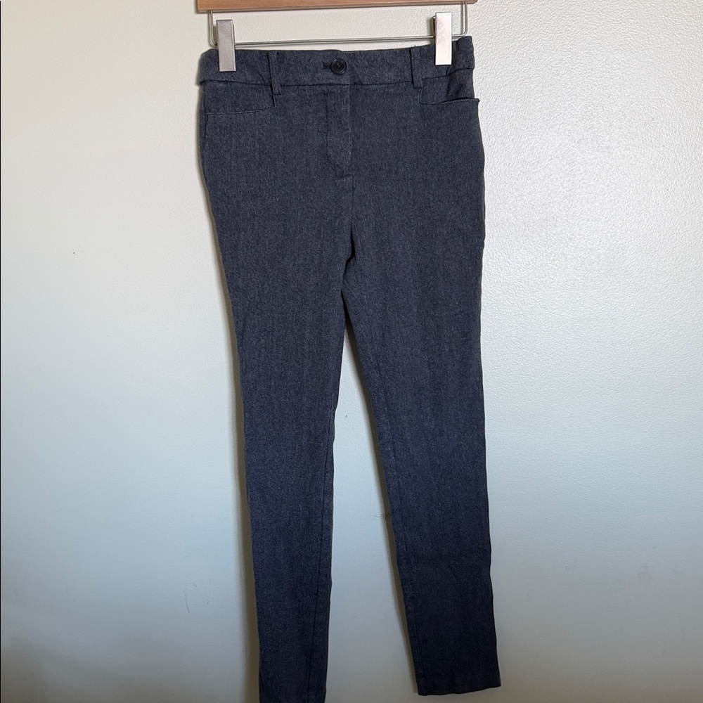 LOFT Charcoal Cropped Pants